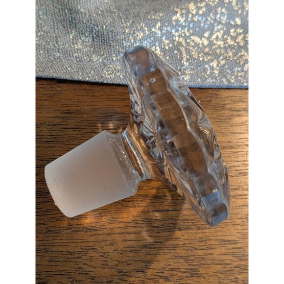 Vintage Duncan & Miller 1930s 10" Glass Decanter Etched Ducks Glass Stopper - Picture 8 of 16